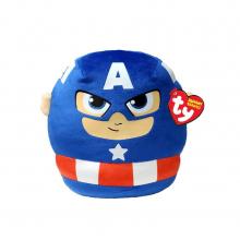 TY Squishy Beanies Knuffel Captain America 20 cm