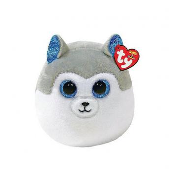 TY Squish A Boo Knuffelkussen Husky Slush 8 cm