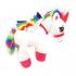 Pluche Regenboog Eenhoorn Knuffel 35 cm Assorti