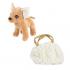 Pluchen Chihuahua Hond in Blingbling Handtas Assorti