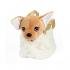 Pluchen Chihuahua Hond in Blingbling Handtas Assorti
